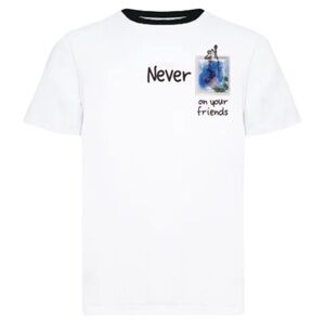 NWT THE HIDEOUT CLOTHING NEVER RAT SWIM WITH THE FISHES POCKET TEE